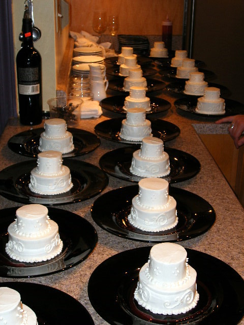 Wheeee look at all those cakes Denise filled all of them you know