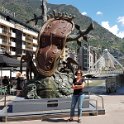 A token photo at one of Andorra's most famous sights: The Dali Sculpture.